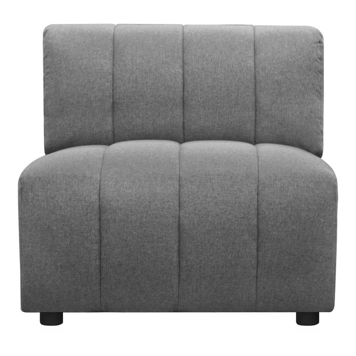 Lyric - Slipper Chair - Dark Gray