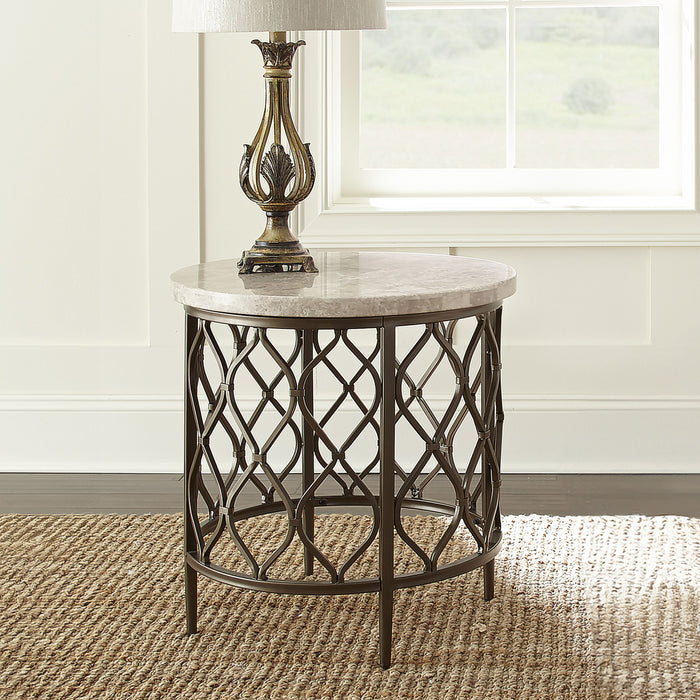 Roland - End Table - White