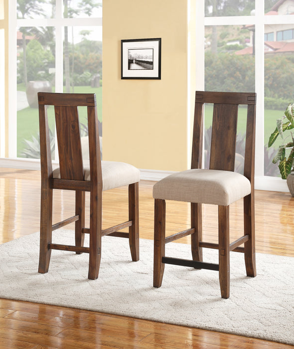 Meadow Ctr Stool - Brick Brown