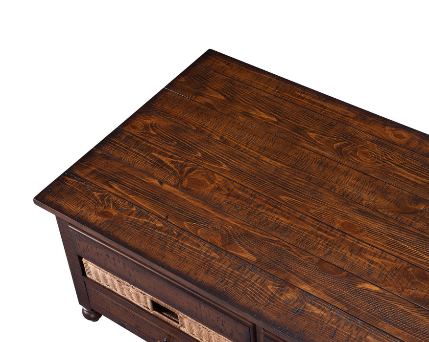 Cottage Lane - Wood Rectangular End Table - Coffee