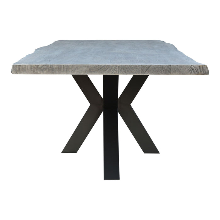 Edge - Dining Table Large - Distress Grey