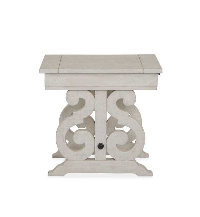 Bronwyn - Rectangular End Table - Alabaster