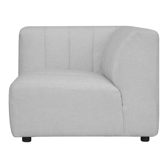 Lyric - Corner Chair - Pearl Silver