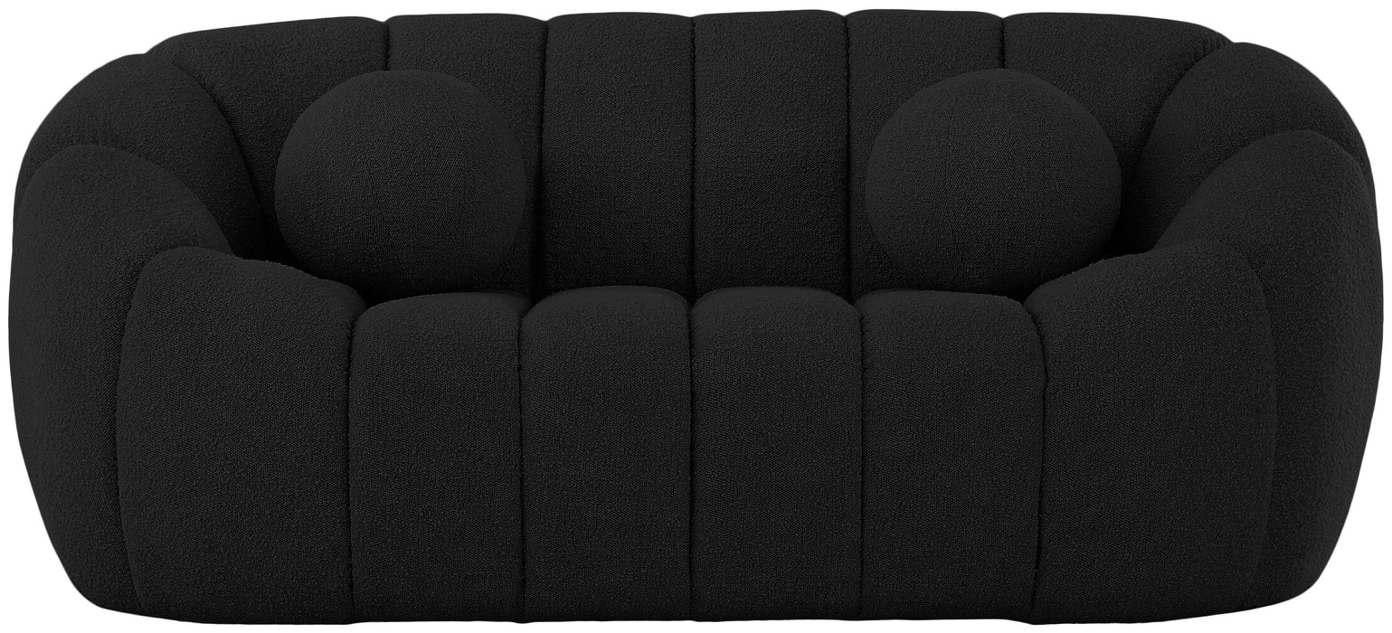 Elijah - Boucle Fabric Loveseat