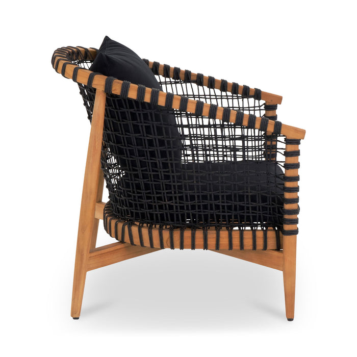 Kuna - Outdoor Lounge Chair - Black