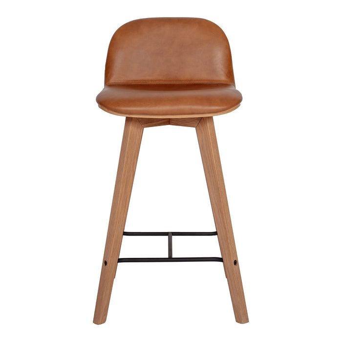 Napoli - Leather Counter Stool - Tan