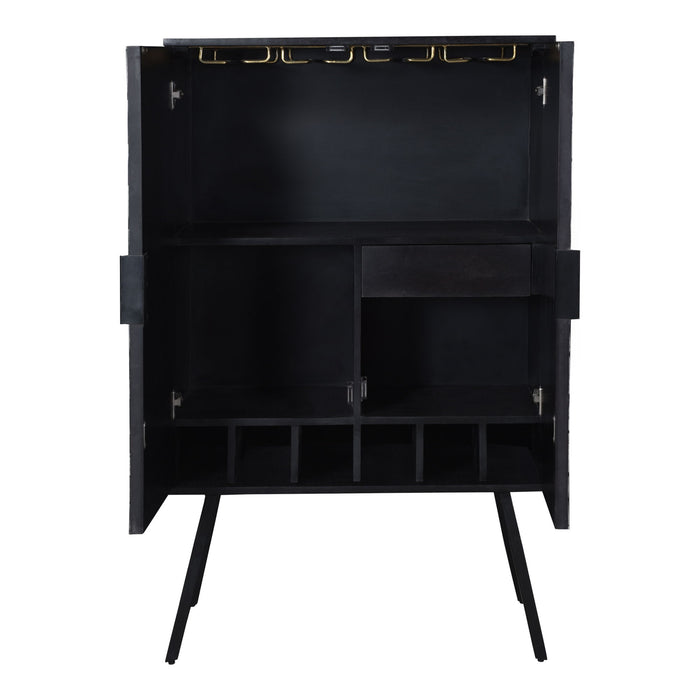 Sunburst - Wine Cabinet - Charcoal