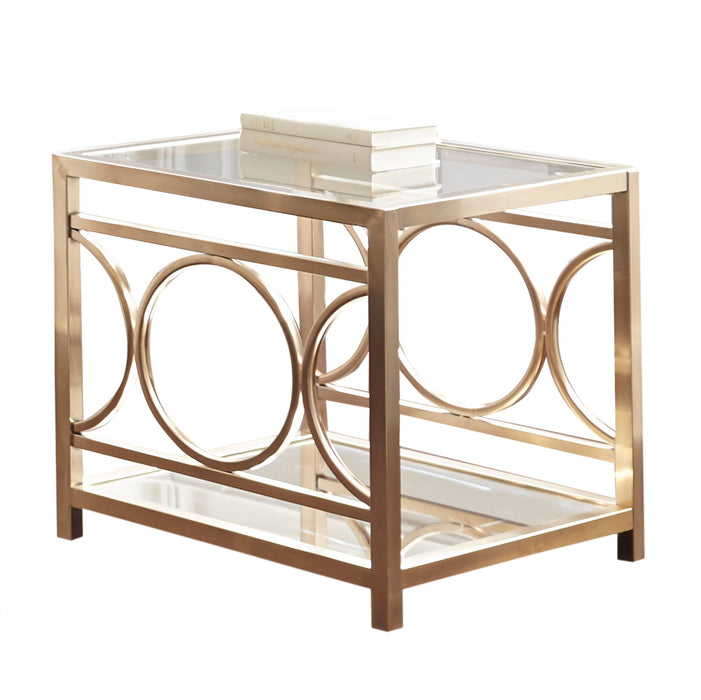 Olympia - 3 Piece Table Set - Gold