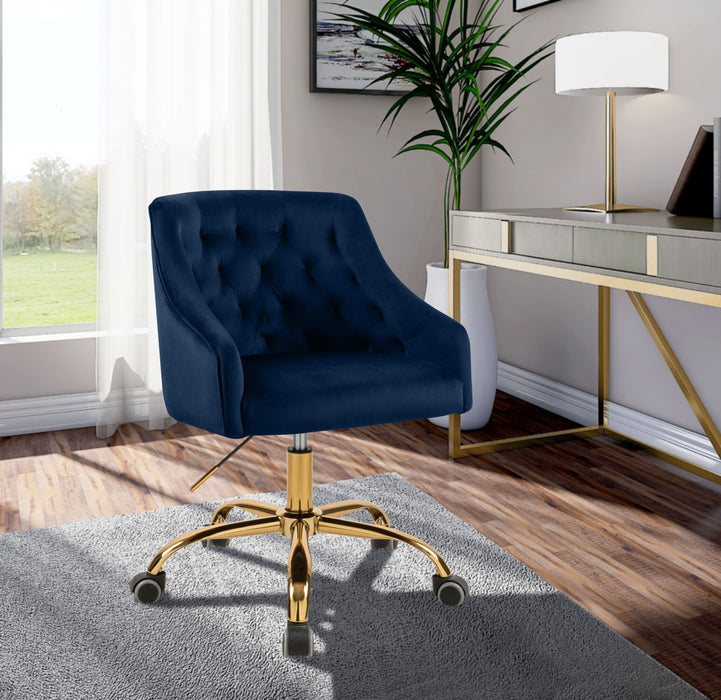 Arden - Office Chair with Gold Legs