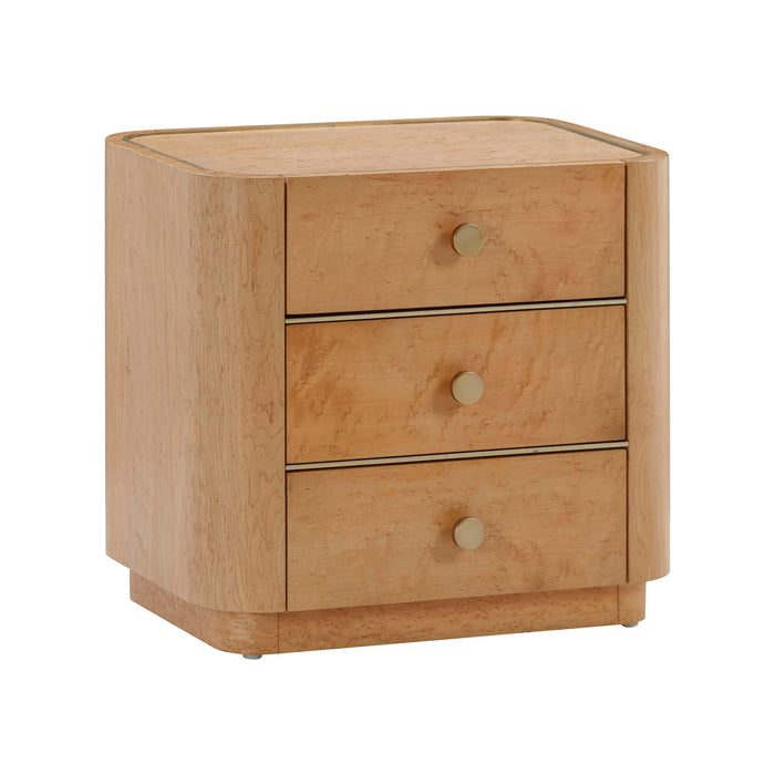 Abigail - Birdseye Maple Nightstand - Natural