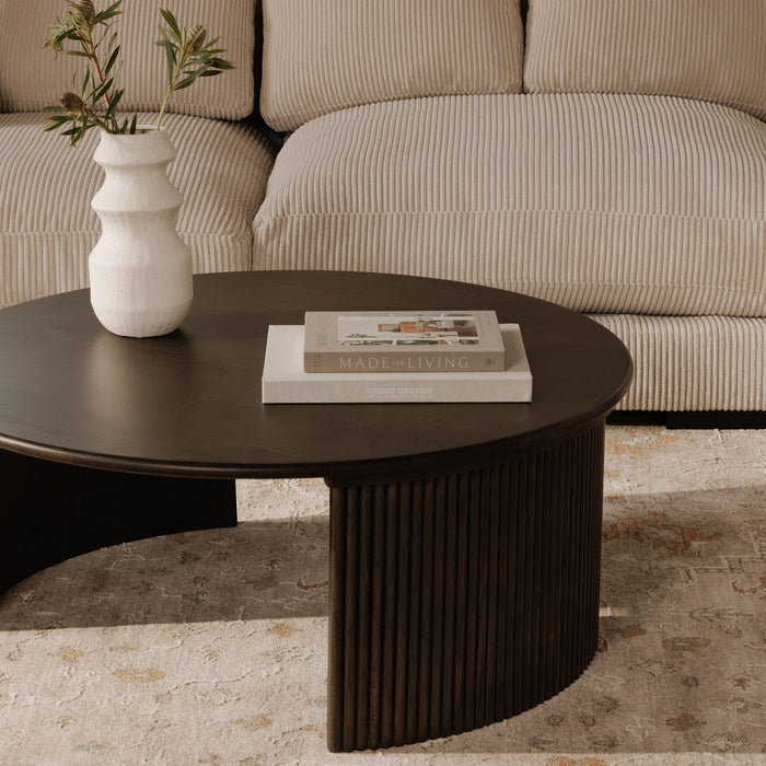 Penny - Large Coffee Table - Dark Brown