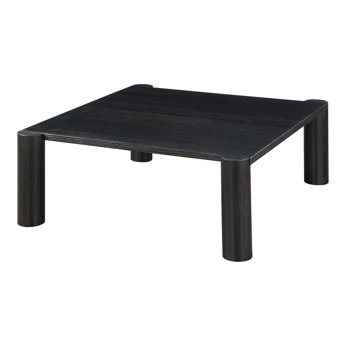 Post - Coffee Table - Black Oak