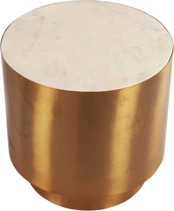 Presley - End Table - Gold - Metal