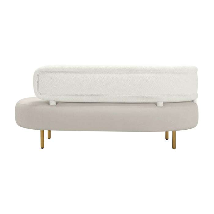 Tischa - Boucle Velvet Sofa