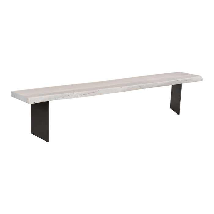 Evans - Dining Bench - White