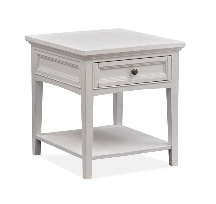 Heron Cove - Rectangular End Table - Chalk White