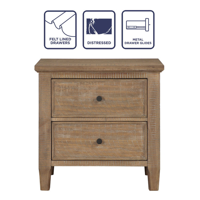 Riverdale - 2 Drawer Nightstand - Dark Brown