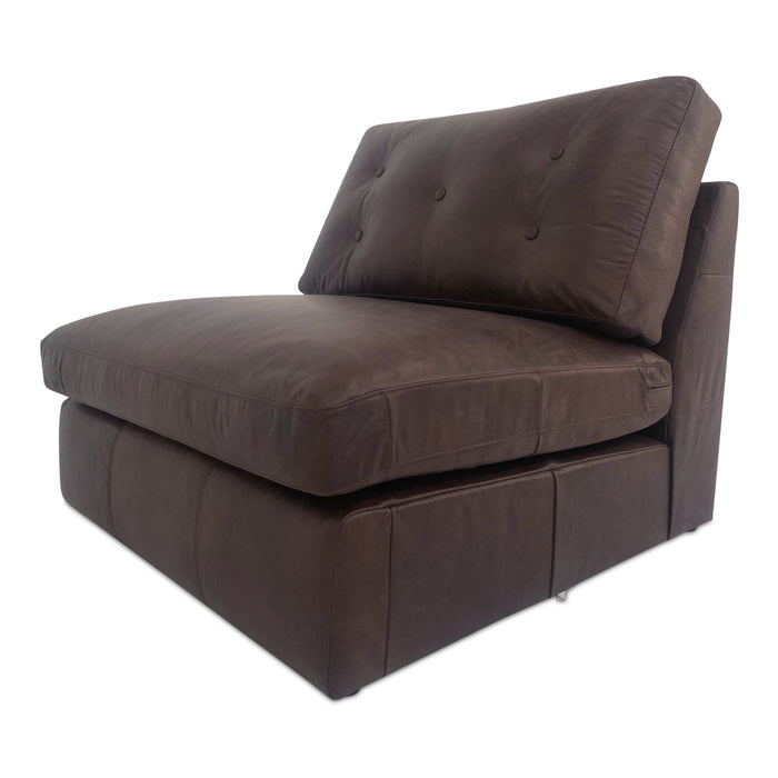 Thurlow - Slipper Chair Leather - Espresso Brown