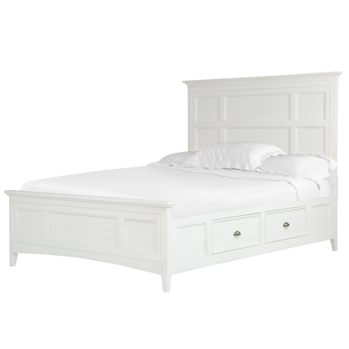 Heron Cove - Complete Panel Bed With Storage Rails