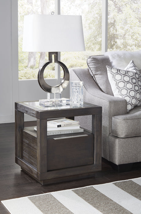 Oxford End Table - Bas Grey