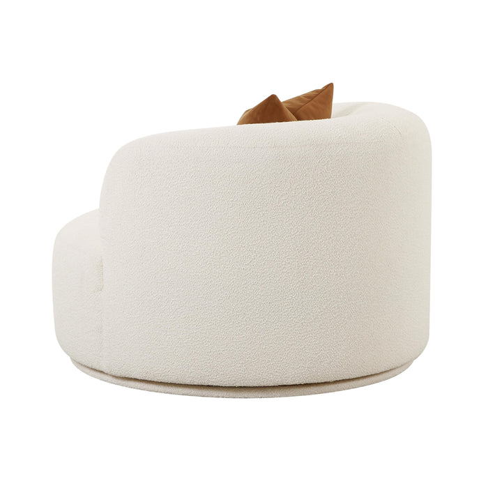 Fickle - Swivel Chair - Cream