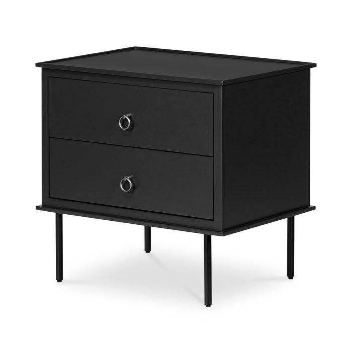 Reagan - Nightstand - Black