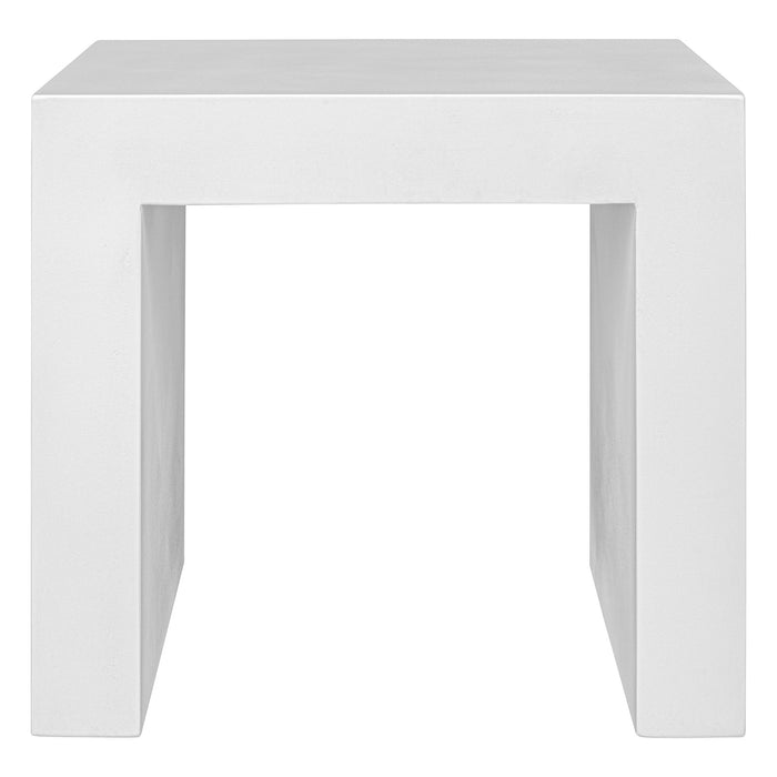 Lazarus - Outdoor Stool - White