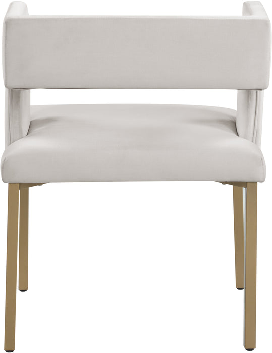 Caleb - Dining Chair with Gold Legs (Set of 2)