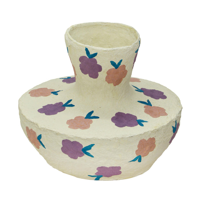 Cotton Mache - Blossoms Vase - Spring