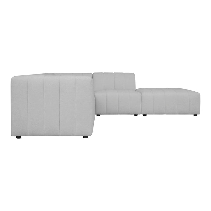 Lyric - Dream Modular Sectional Right Oatmeal - Pearl Silver