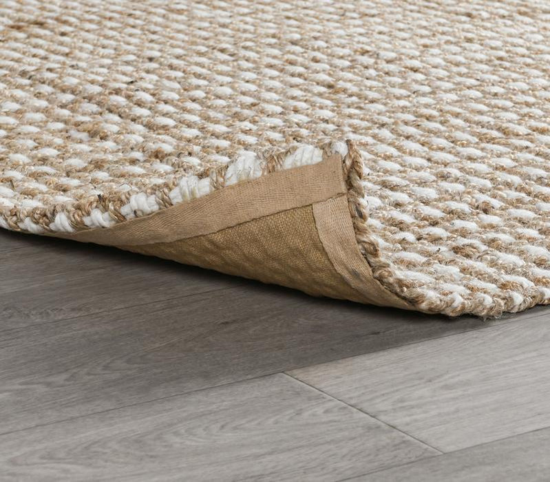 Comporta - 1' x 1' Evora Rug - Natural/Ivory