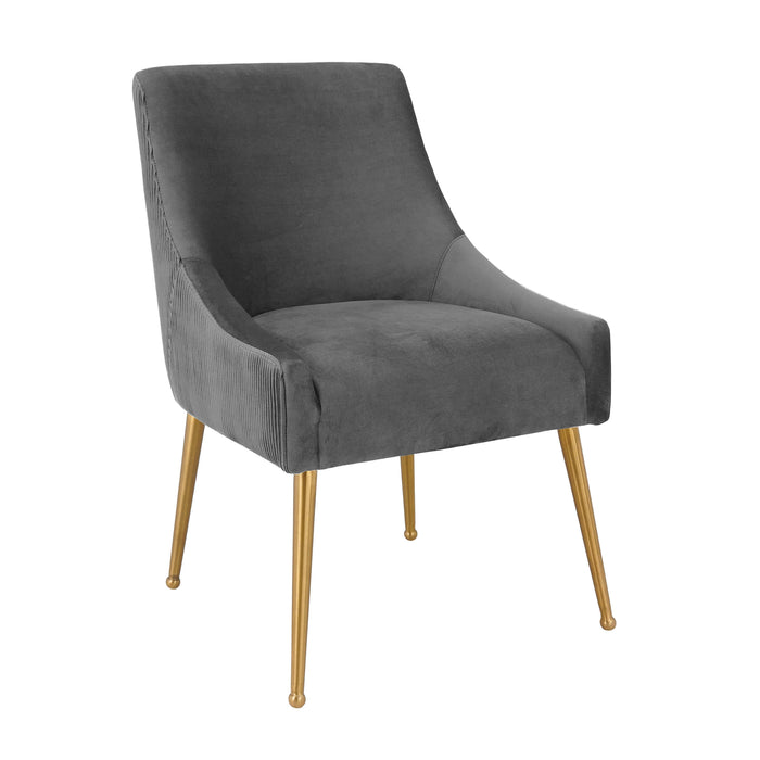 Beatrix - Pleated Velvet Side Chair