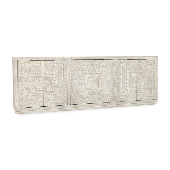 Tafari - Reclaimed Wood 6 Doors Cabinet - Beige