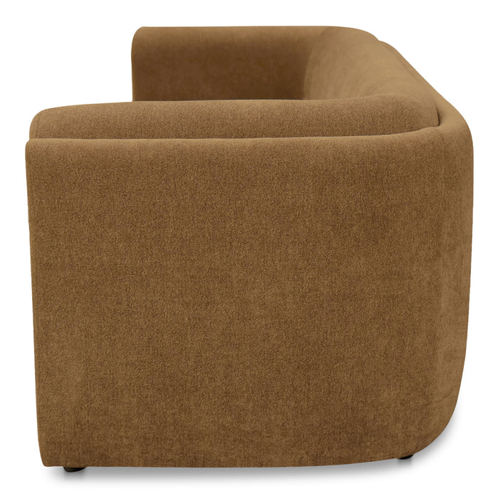 Alora - Fabric Sofa - Ochre Brown