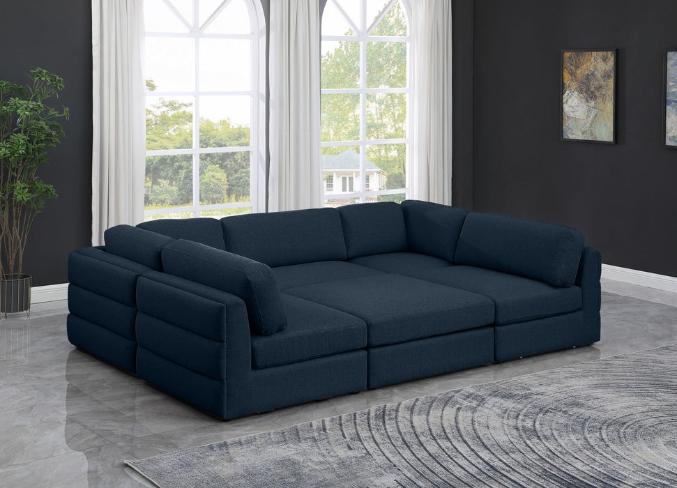 Beckham - Modular Sectional 6 Piece - Navy