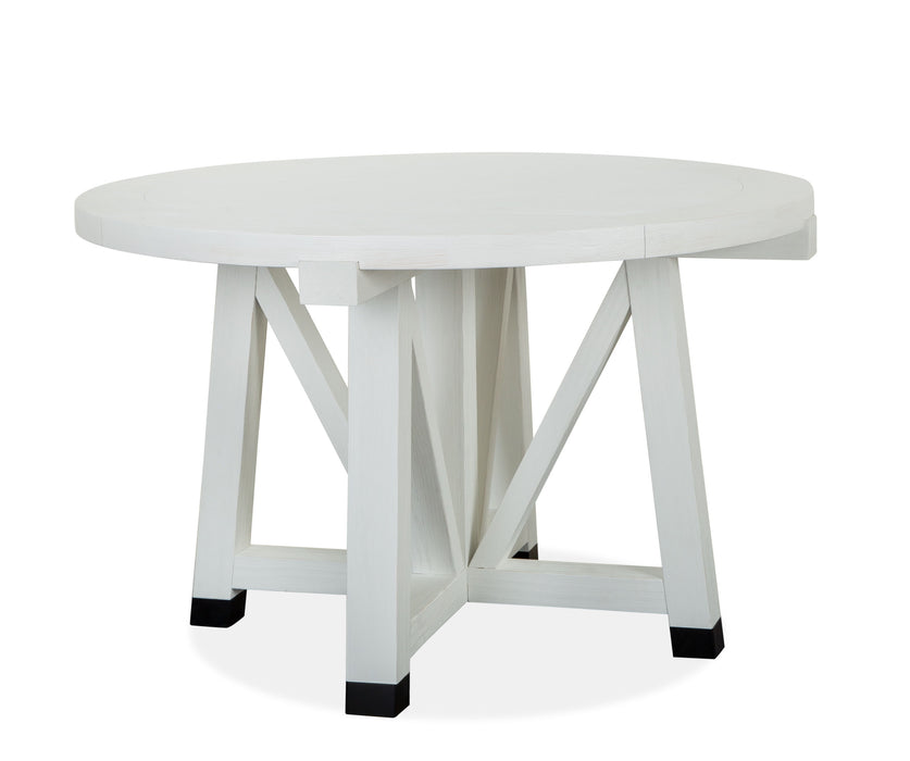 Harper Springs - Round Dining Table - Silo White