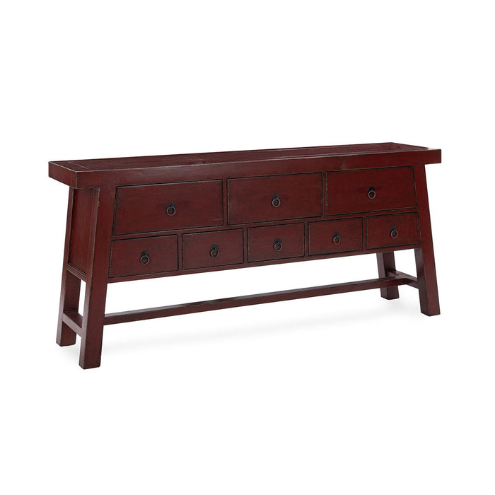 Hollyn - Console Table - Deep Red