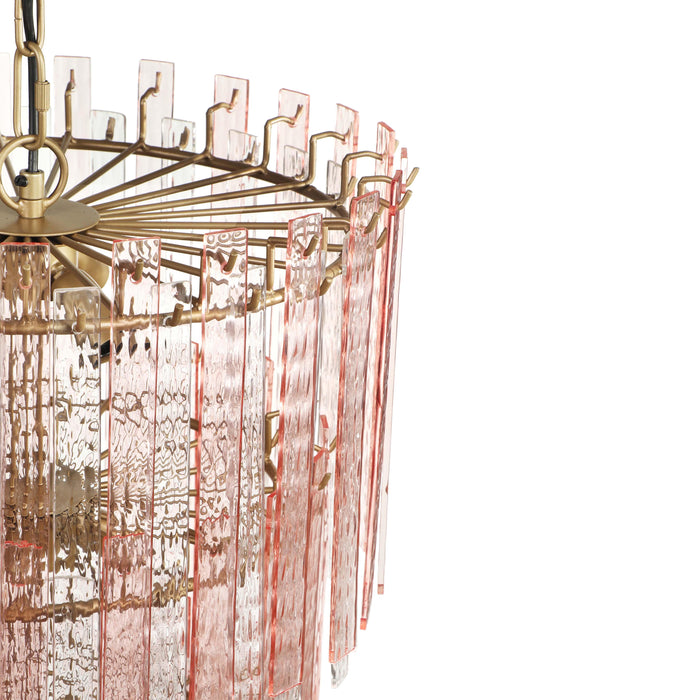 Hampshire - 3-Tier Chandelier - Pink