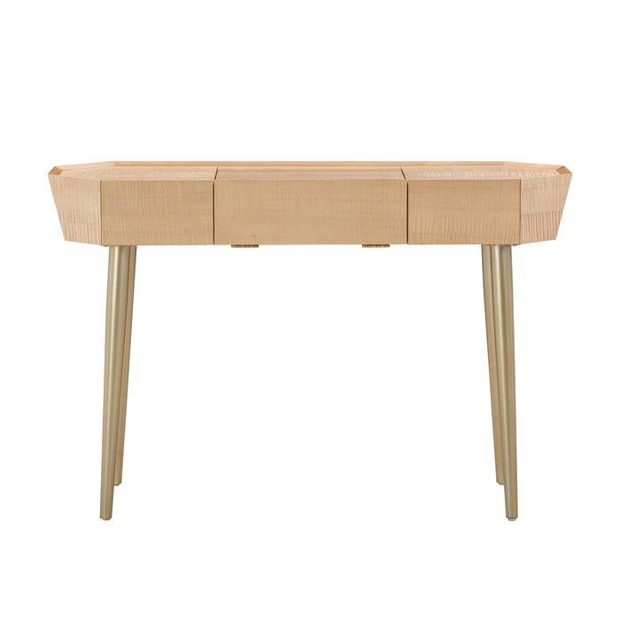 Sadie - Maple Vanity Desk - Natural