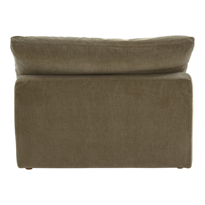 Clay - Slipper Chair Performance Fabric - Light Brown