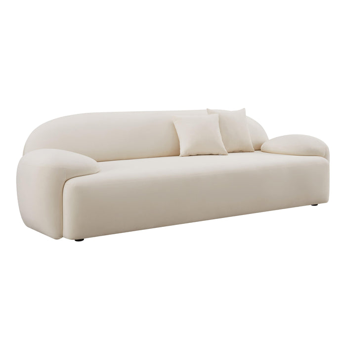 Allegra - Velvet Sofa - Cream