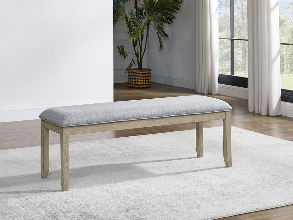 Carena - Upholstered Top Bench - Brown