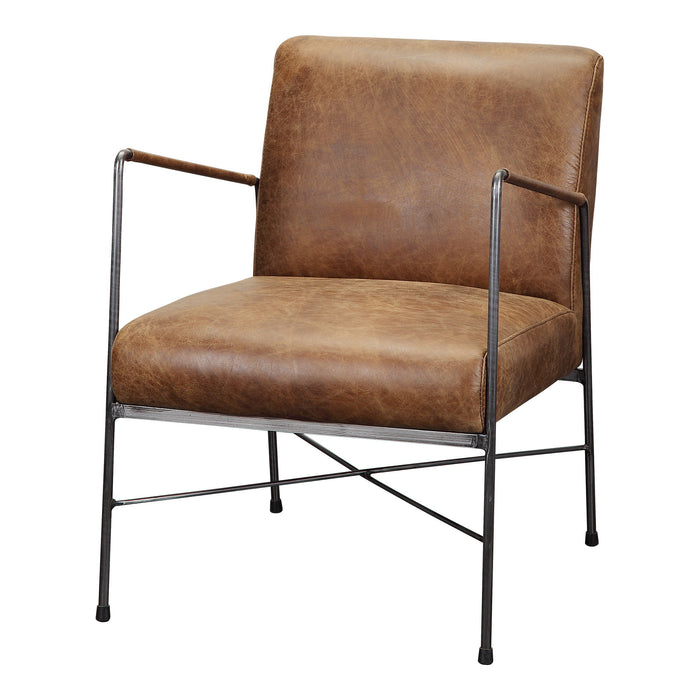 Dagwood - Leather Arm Chair - Brown