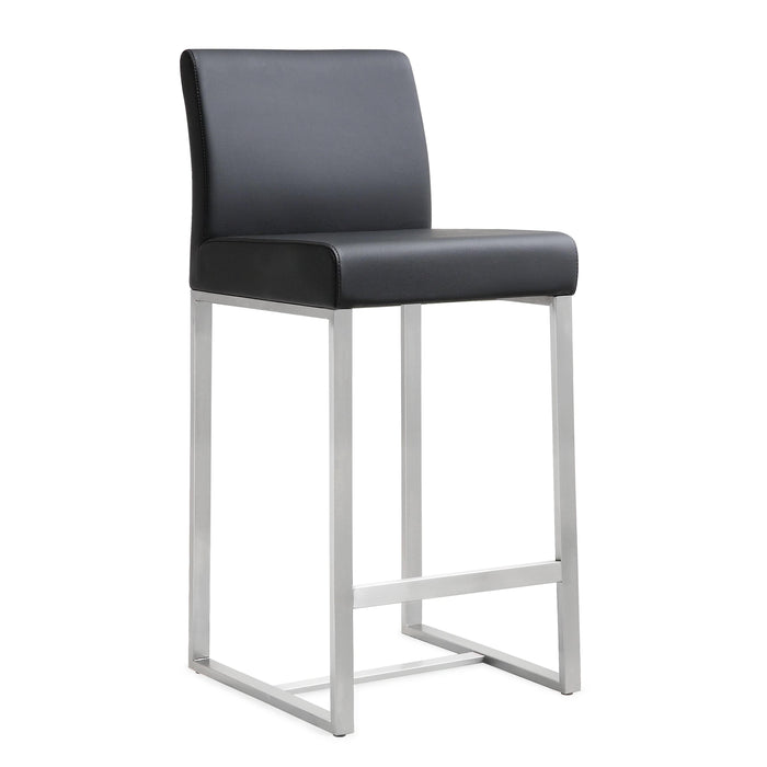 Denmark - Stainless Steel Counter Stool (Set of 2)