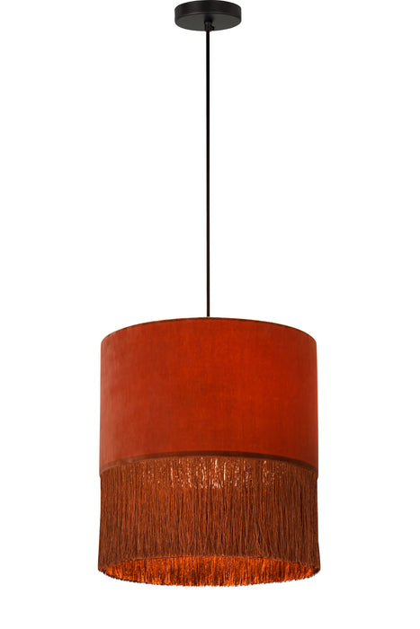 Atolla - Tassel Pendant - Brick