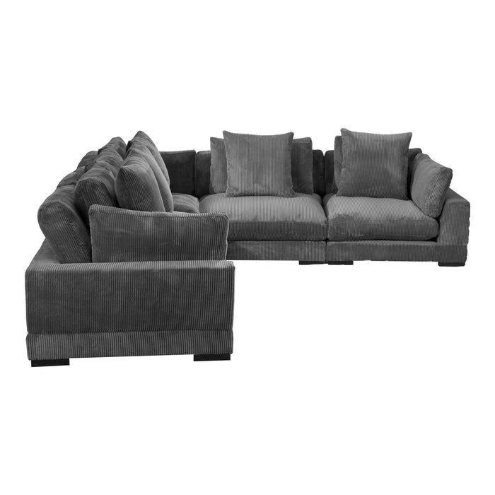 Tumble - Classic L Modular Sectional - Charcoal