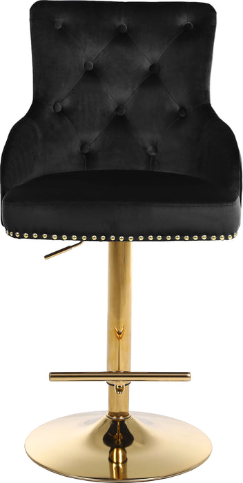 Claude - Adjustable Stool with Gold Base