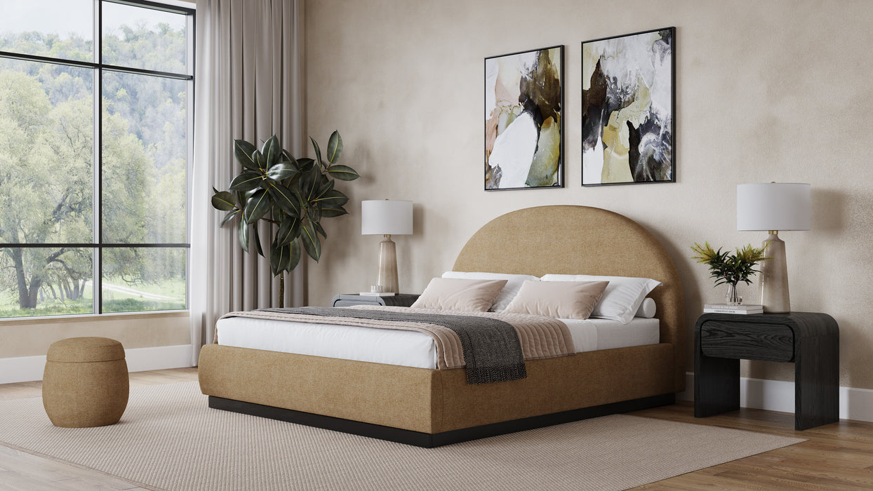 Flex Uph King Bed - Porcini