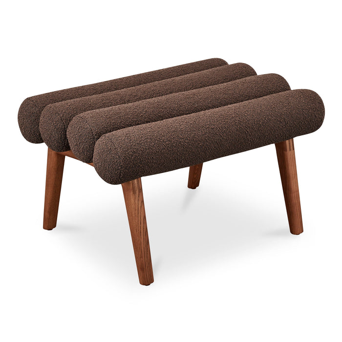 Arlo - Stool Performance Fabric - Dark Brown