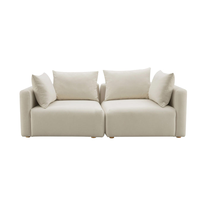 Hangover - Linen Loveseat - Cream